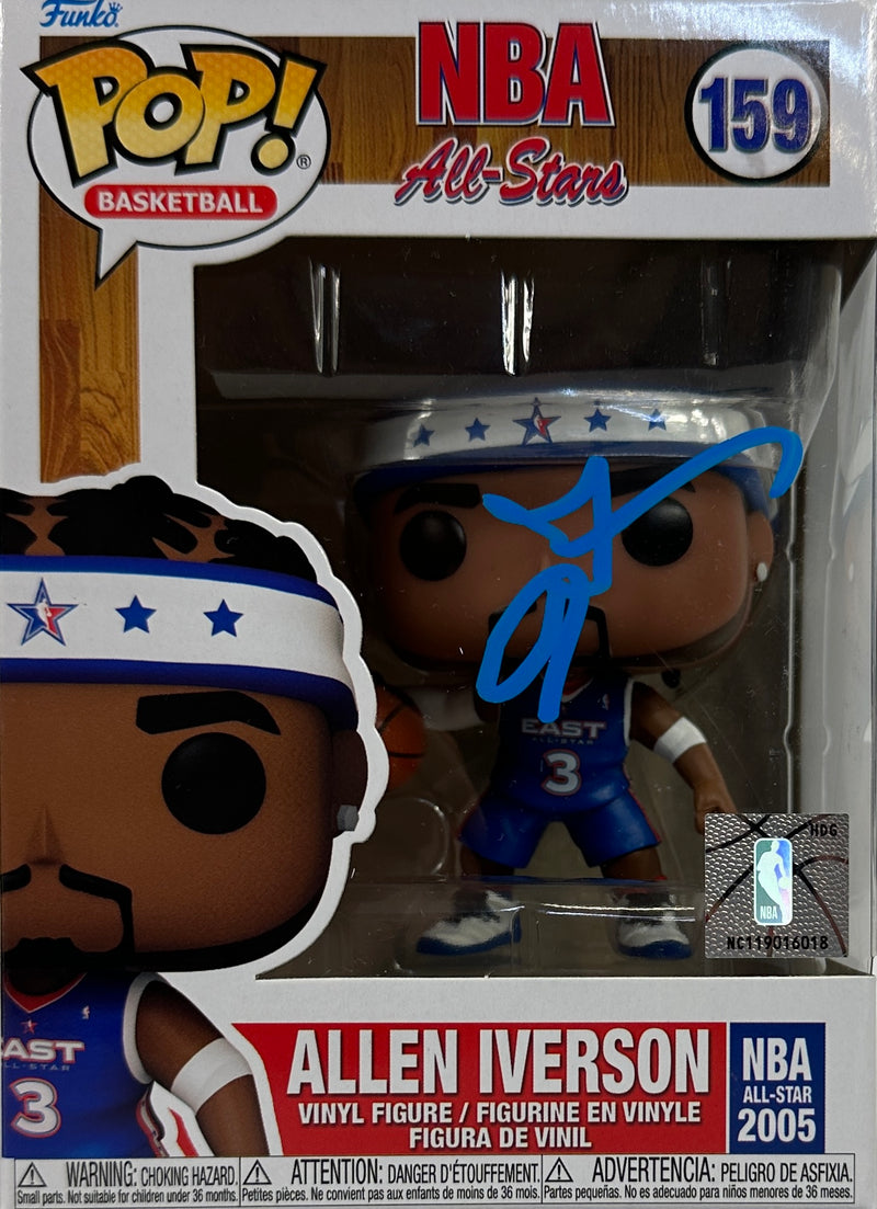 Allen Iverson autographed signed funko pop #159 Philadelphia 76ers JSA