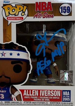 Allen Iverson autographed signed inscribed funko pop #159 Philadelphia 76ers JSA