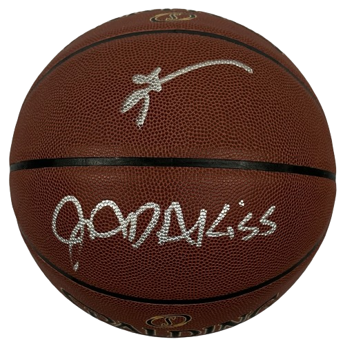 Allen Iverson Jadakiss dual signed Spalding basketball Philadelphia 76ers JSA