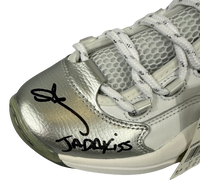 Allen Iverson Jadakiss dual signed 25th Anniversary Sneaker left pair JSA COA