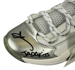 Allen Iverson Jadakiss dual signed 25th Anniversary Sneaker left pair JSA COA