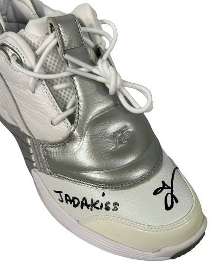 Allen Iverson Jadakiss dual signed V5 OG Sneaker pair JSA COA