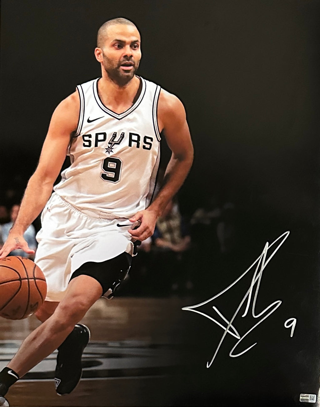 Tony Parker signed autographed 16x20 photo NBA San Antonio Spurs Steiner