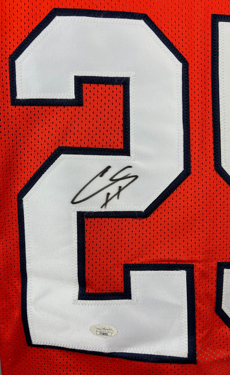 Chris Harris Jr. autographed signed professional jersey JSA COA