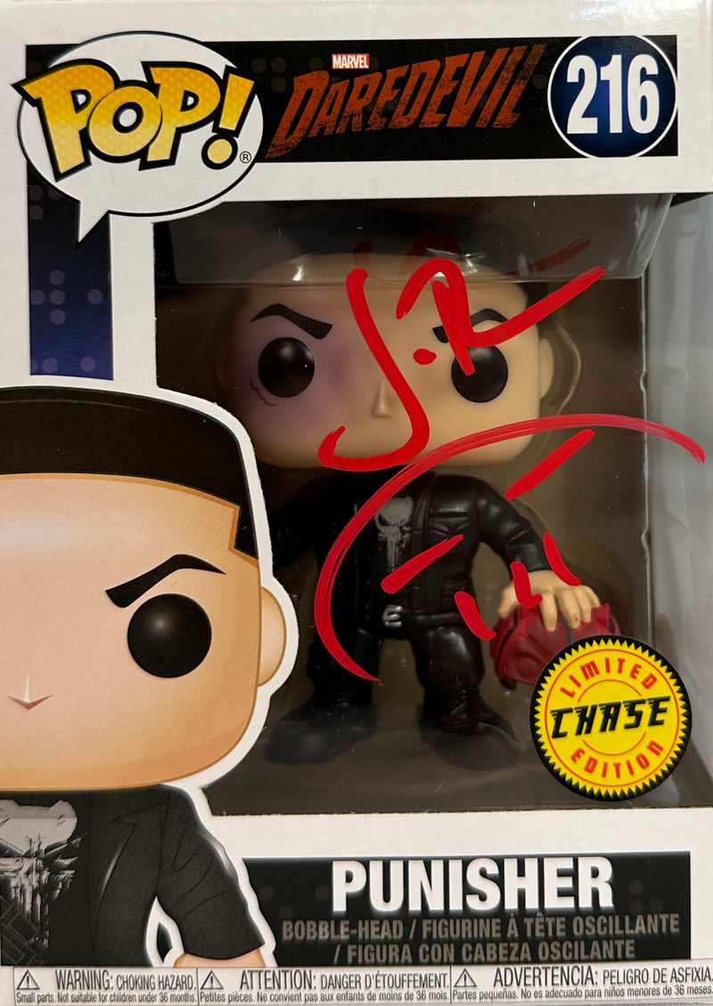 Jon Bernthal signed autographed Funko Pop #216 Chase JSA COA Marvel DareDevil