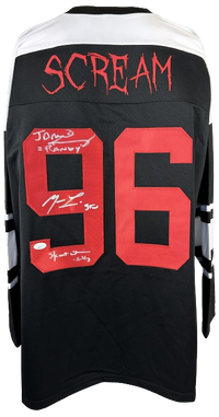 Skeet Lillard Kennedy triple autographed signed inscribed Scream Jersey JSA COA