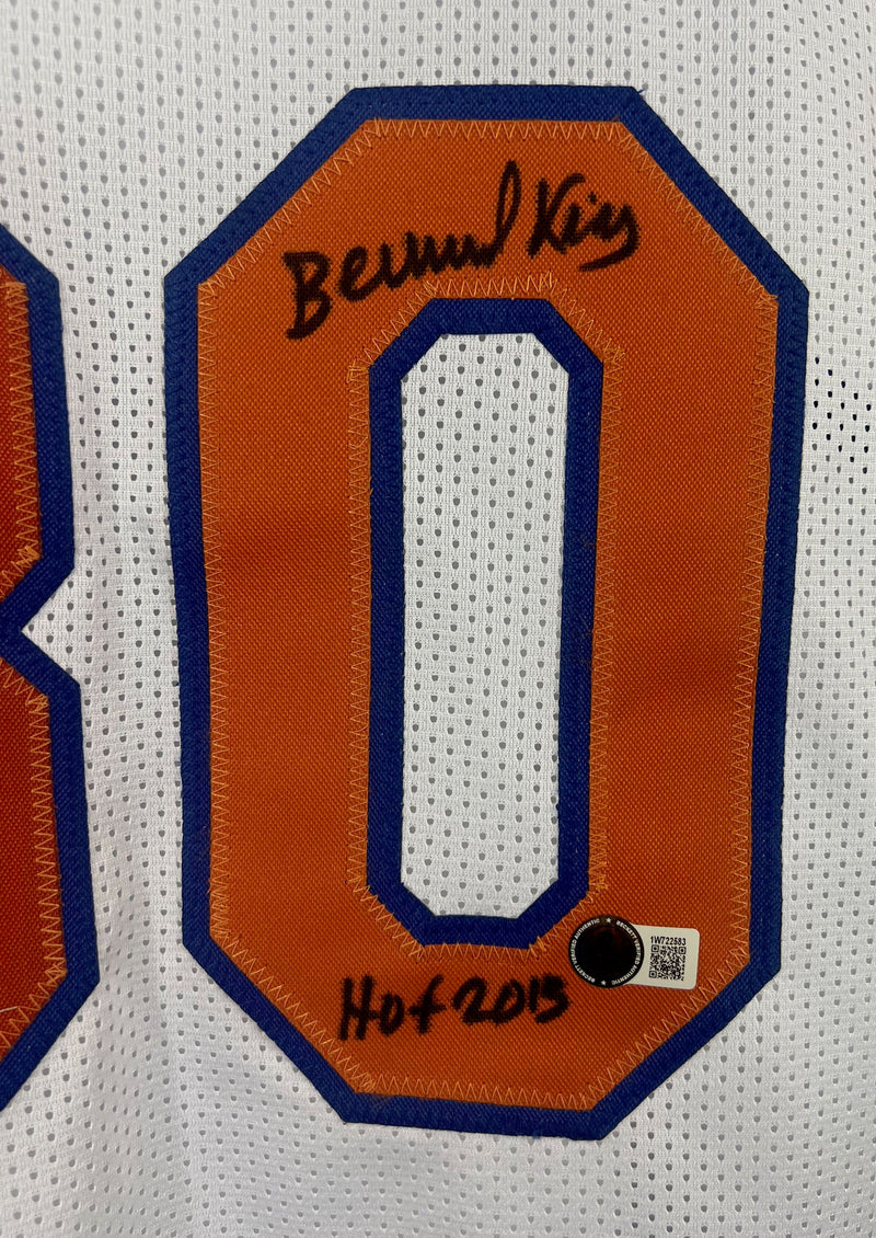 Bernard King inscribed signed professional jersey BAS COA