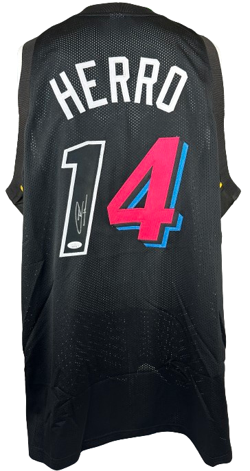 Tyler Herro autographed signed jersey NBA Miami Heat JSA COA