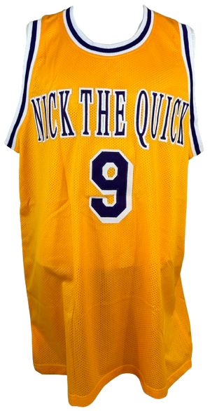 Nick Van Exel autographed signed jersey NBA Los Angeles Lakers JSA COA