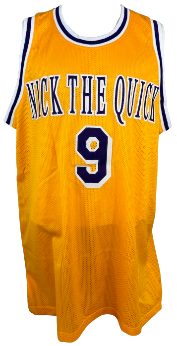 Nick Van Exel autographed signed jersey NBA Los Angeles Lakers JSA COA