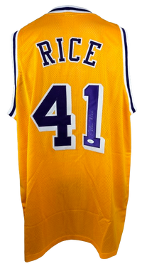 Glen Rice autographed signed jersey NBA Los Angeles Lakers JSA COA G-Money