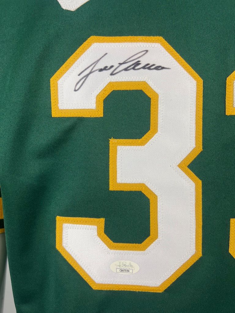 Jose Canseco autographed signed professional jersey JSA COA