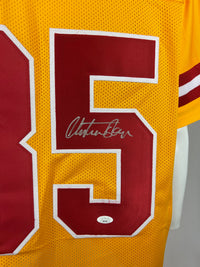 Christian Okoye autographed signed jersey NFL Kansas City Chiefs JSA COA