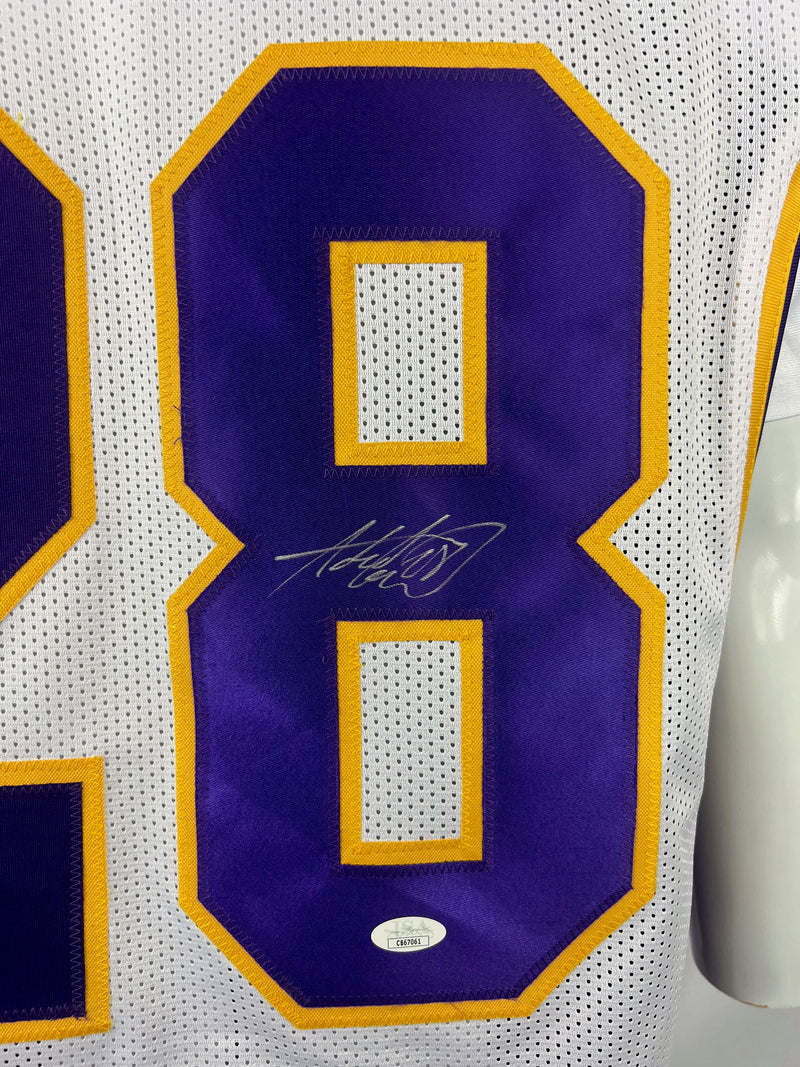 Adrian Peterson autographed signed professional STAT jersey NFL JSA COA