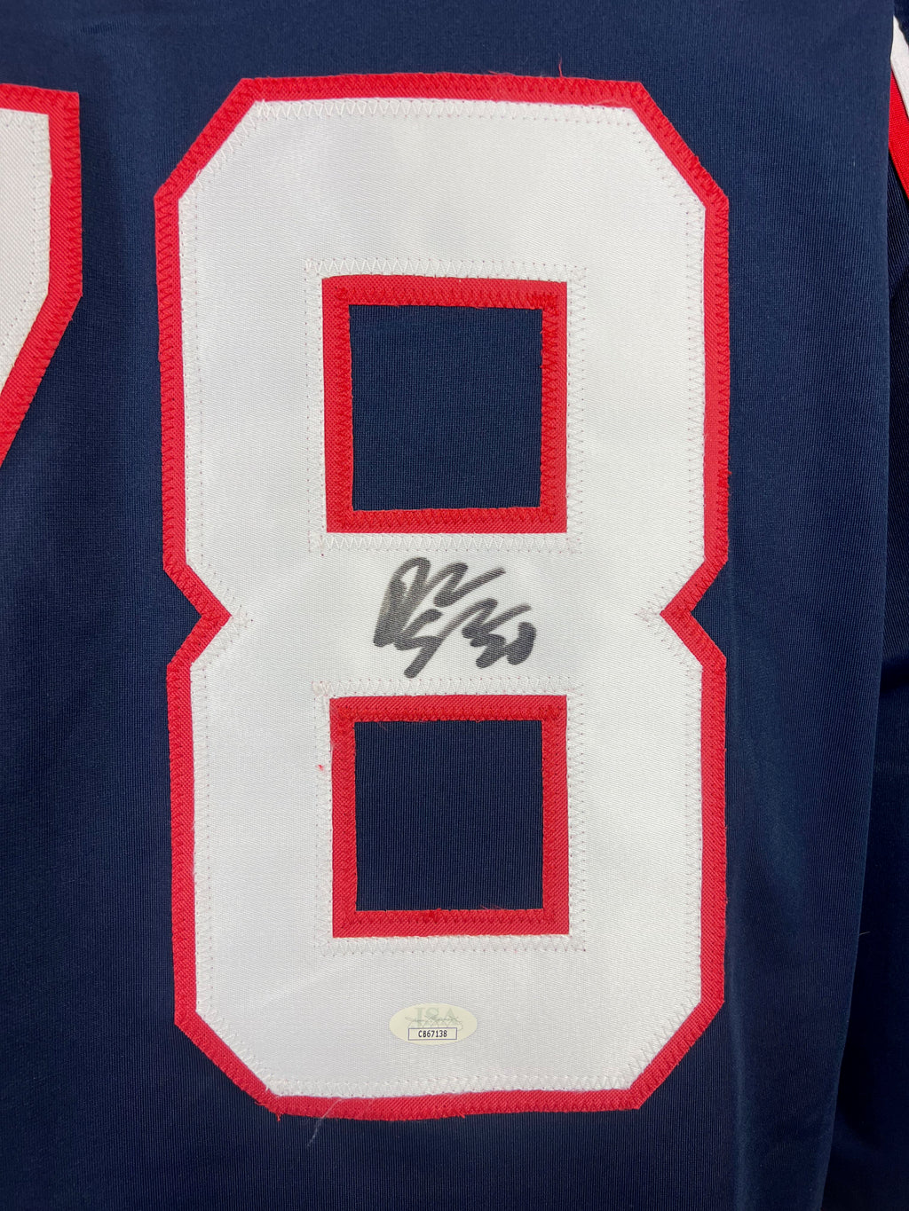 Damon Severson autographed signed professional jersey JSA COA