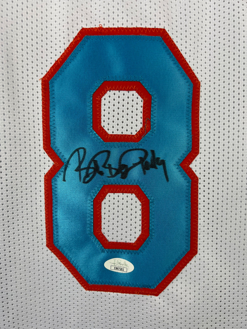 Bob Bergen inscribed signed jersey JSA COA