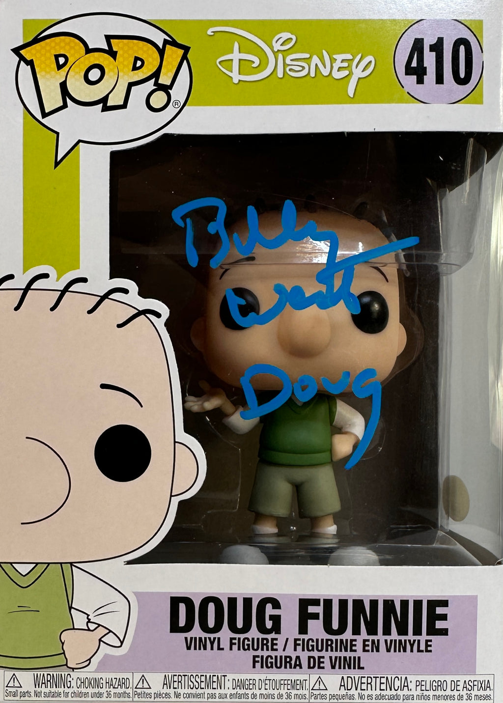 Billy West autographed signed inscribed Funko Pop #410 JSA COA Doug