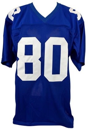 JEREMY SHOCKEY AUTOGRAPHED SIGNED BLUE PRO STYLE JERSEY JSA COA