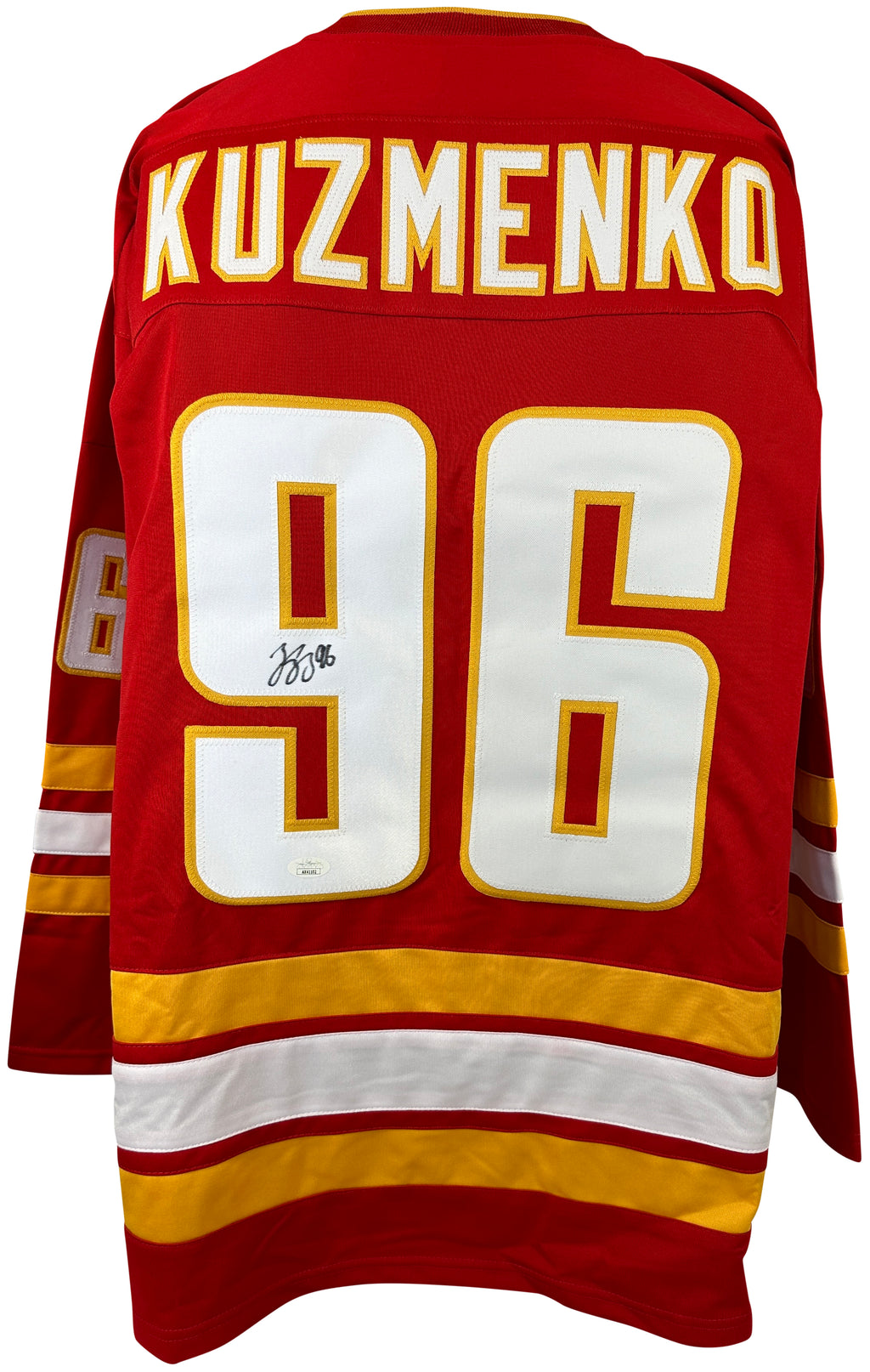 Andrei Kuzmenko autographed signed jersey autographed Calgary Flames JSA COA