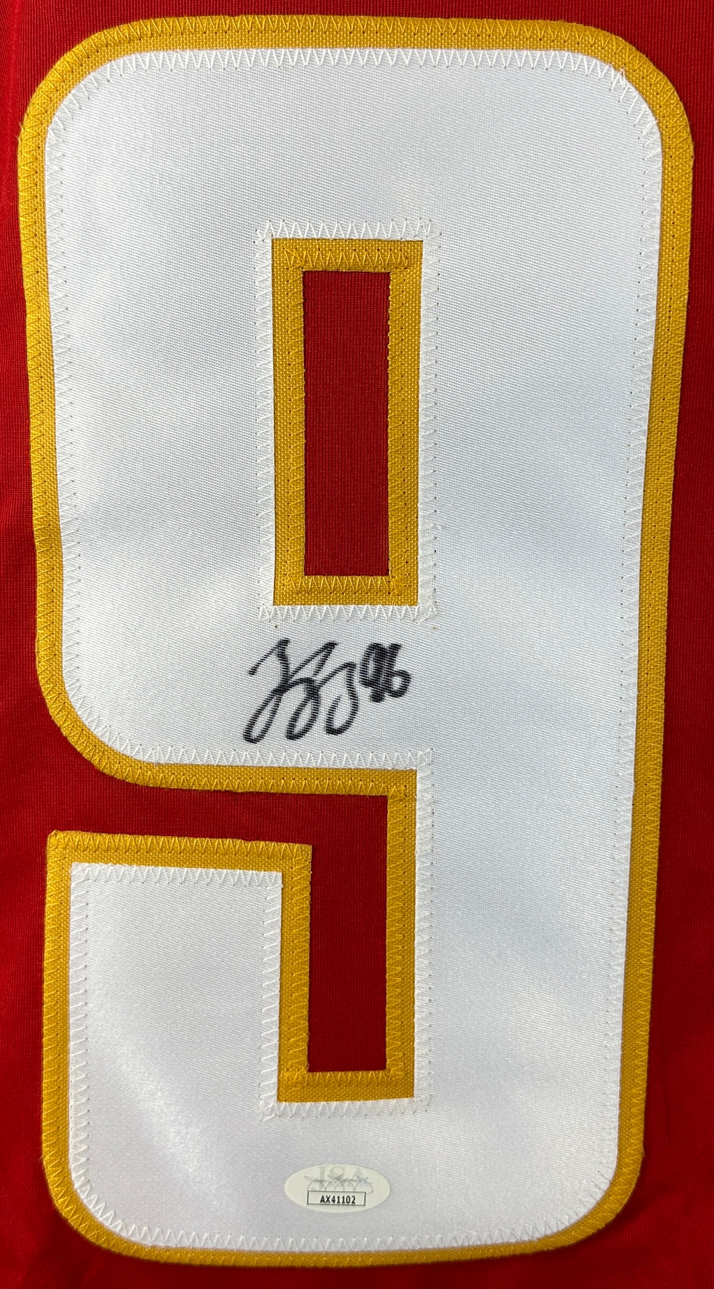 Andrei Kuzmenko autographed signed jersey autographed Calgary Flames JSA COA