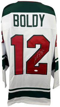 Matt Boldy autographed signed jersey Minnesota Wild JSA COA