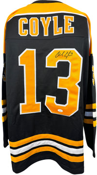 Charlie Coyle signed autographed jersey NHL Boston Bruins JSA COA