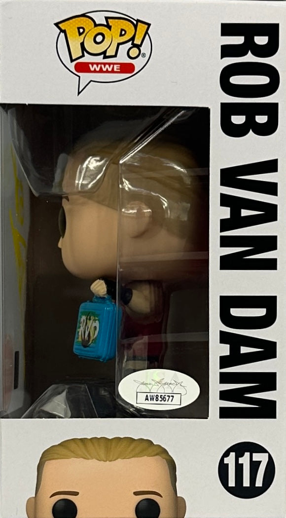 Rob Van Dam autographed signed funko pop #117 RVD WWE JSA COA