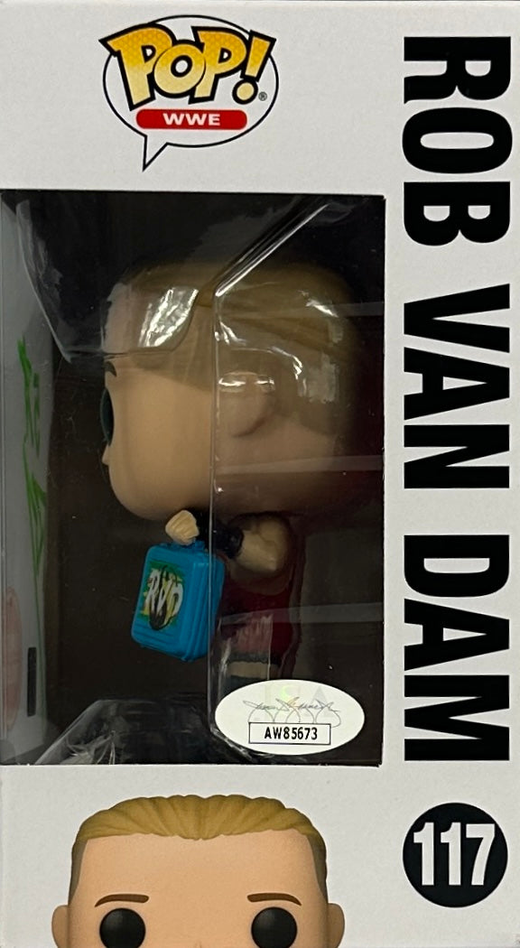 Rob Van Dam autographed signed funko pop #117 RVD WWE JSA COA