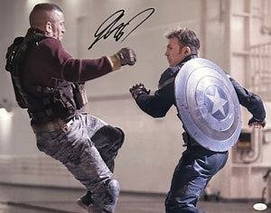 Georges St-Pierre autographed signed 16x20 photo Marvel JSA Captain America