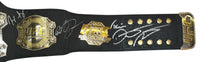 Multi signed autographed UFC Belt JSA Poirier Holloway Adesanya Kabib Bisping