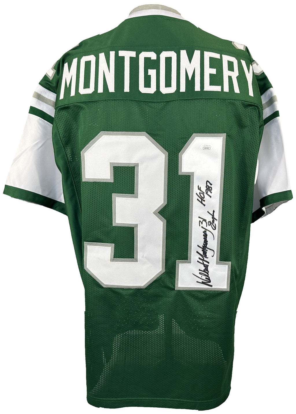 Wilbert Montgomery autographed inscribed jersey Philadelphia Eagles JSA COA