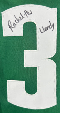 Jeremy Sumpter Rachel Hurd-Wood signed inscribed custom Peter Pan jersey JSA COA