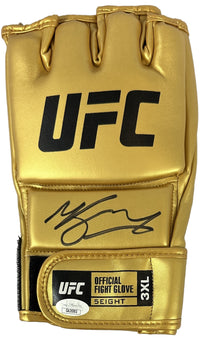 Michael Bisping autographed signed gold glove UFC JSA COA The Count