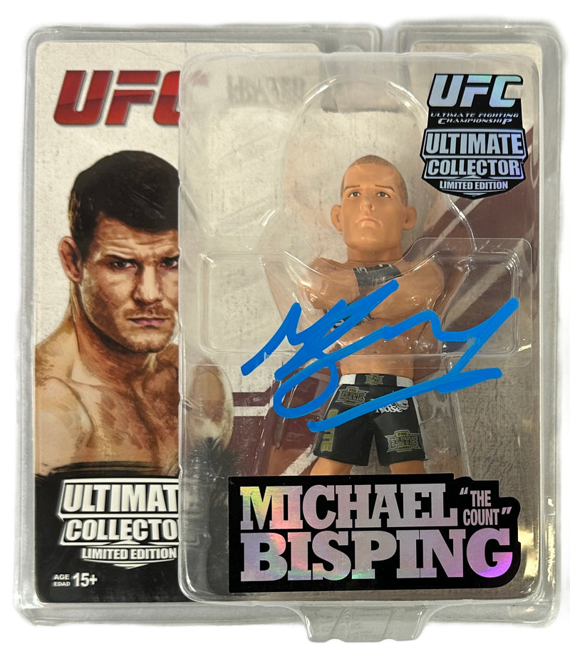 Michael Bisping autographed signed figure UFC The Count JSA COA