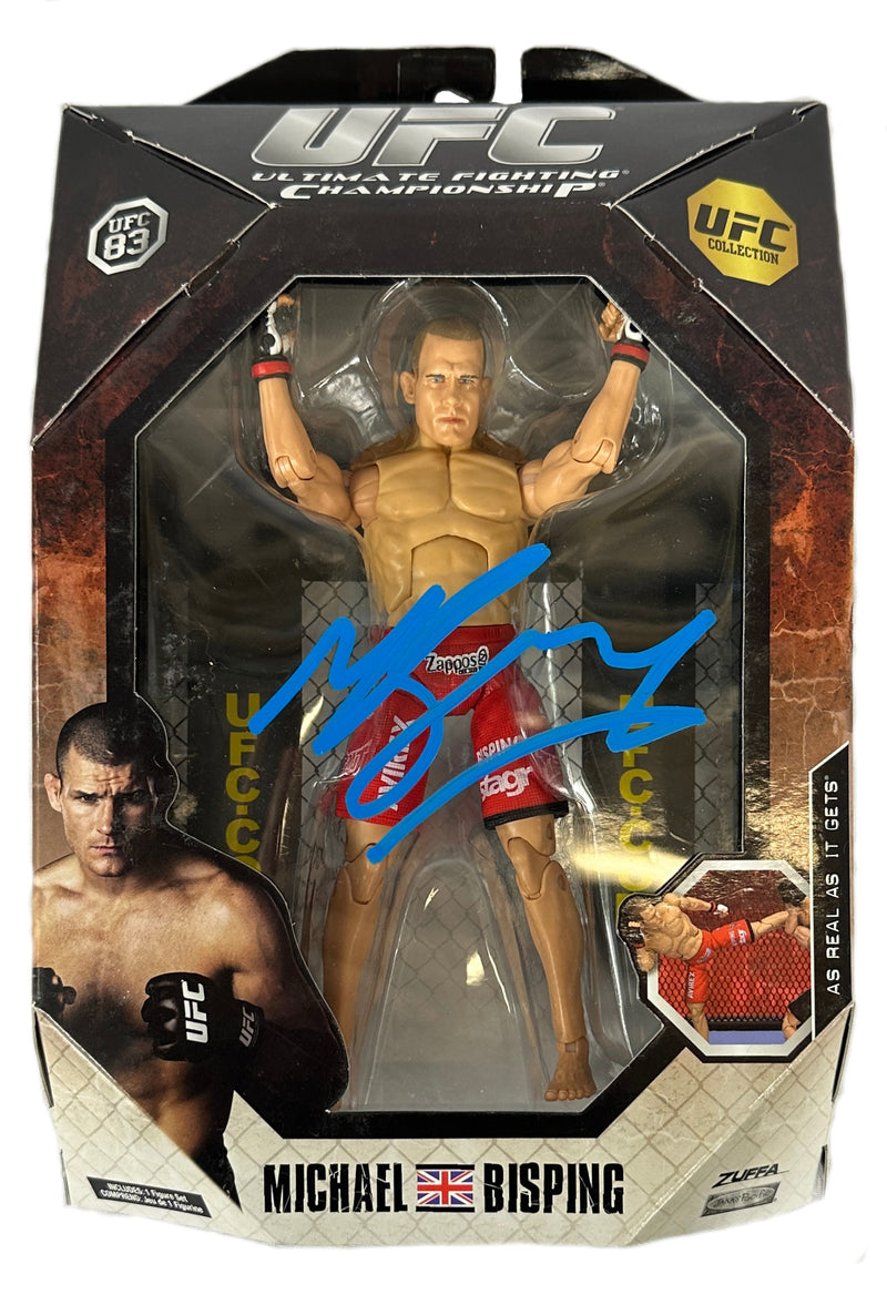 Michael Bisping autographed signed limited edition figure UFC The Count JSA COA