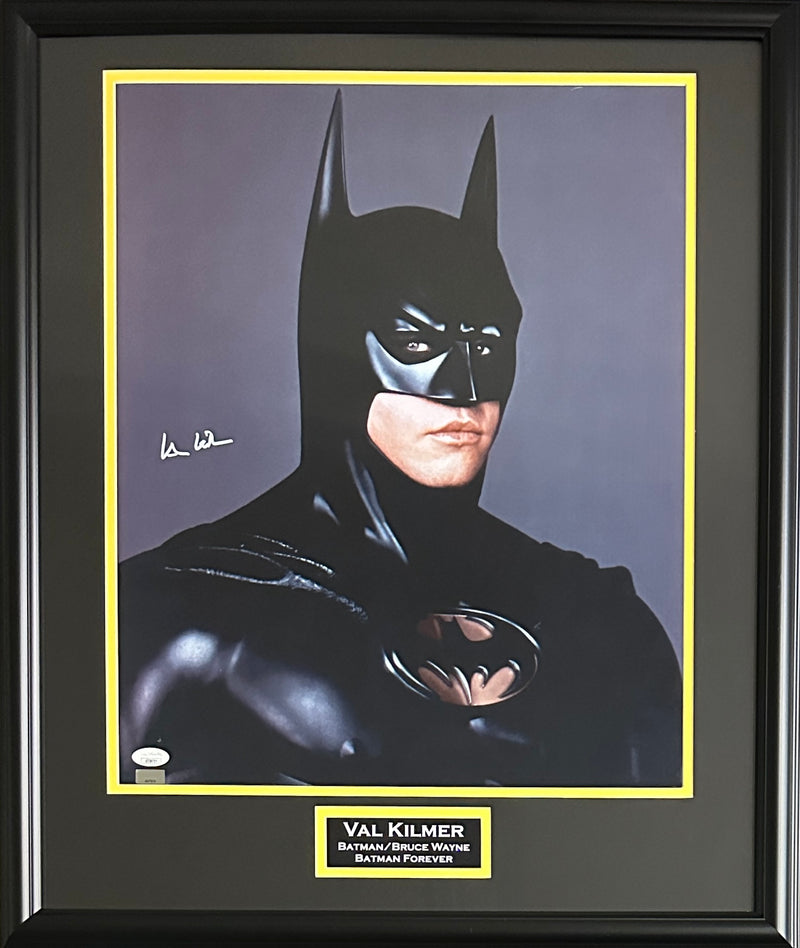 Val Kilmer autographed signed framed 16x20 photo Batman Forever JSA Tombstone