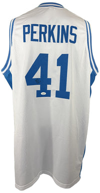 Sam Perkins autographed signed college jersey JSA