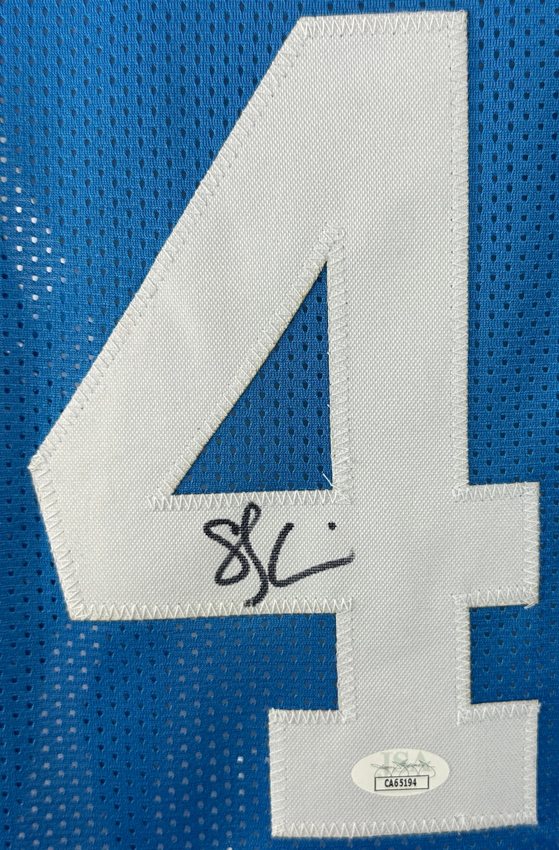 Sam Perkins autographed signed College jersey JSA