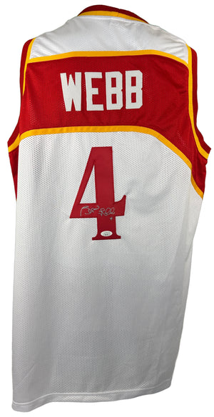 Spud Webb autographed signed jersey JSA COA