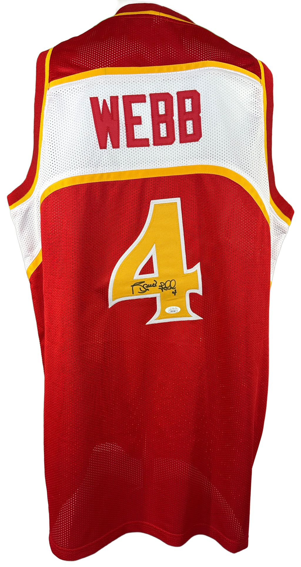 Spud Webb autographed signed jersey JSA COA