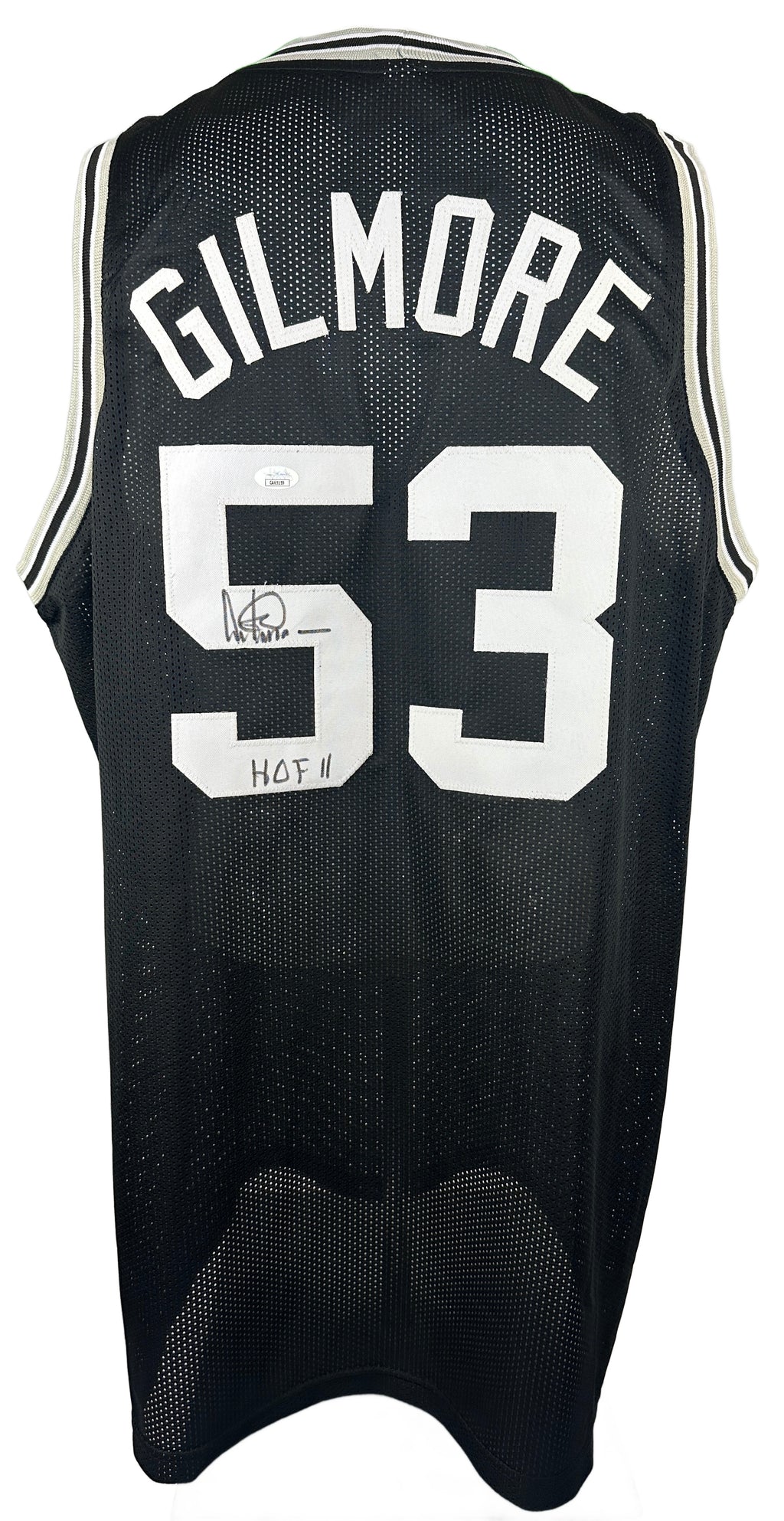 Artis Gilmore inscribed autographed signed basketball jersey JSA COA