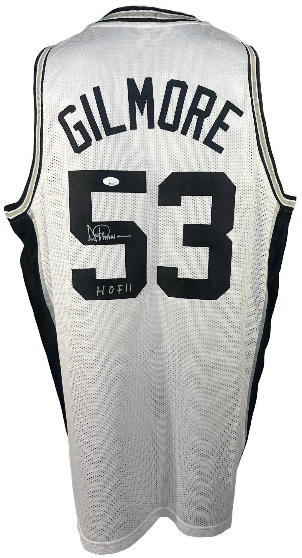 Artis Gilmore inscribed autographed signed basketball jersey JSA COA