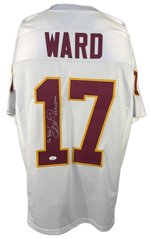 Charlie Ward double inscribed signed college football jersey JSA COA