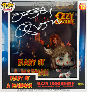 Ozzy Osbourne autographed signed Funko Pop #12 JSA COA Prince of Darkness