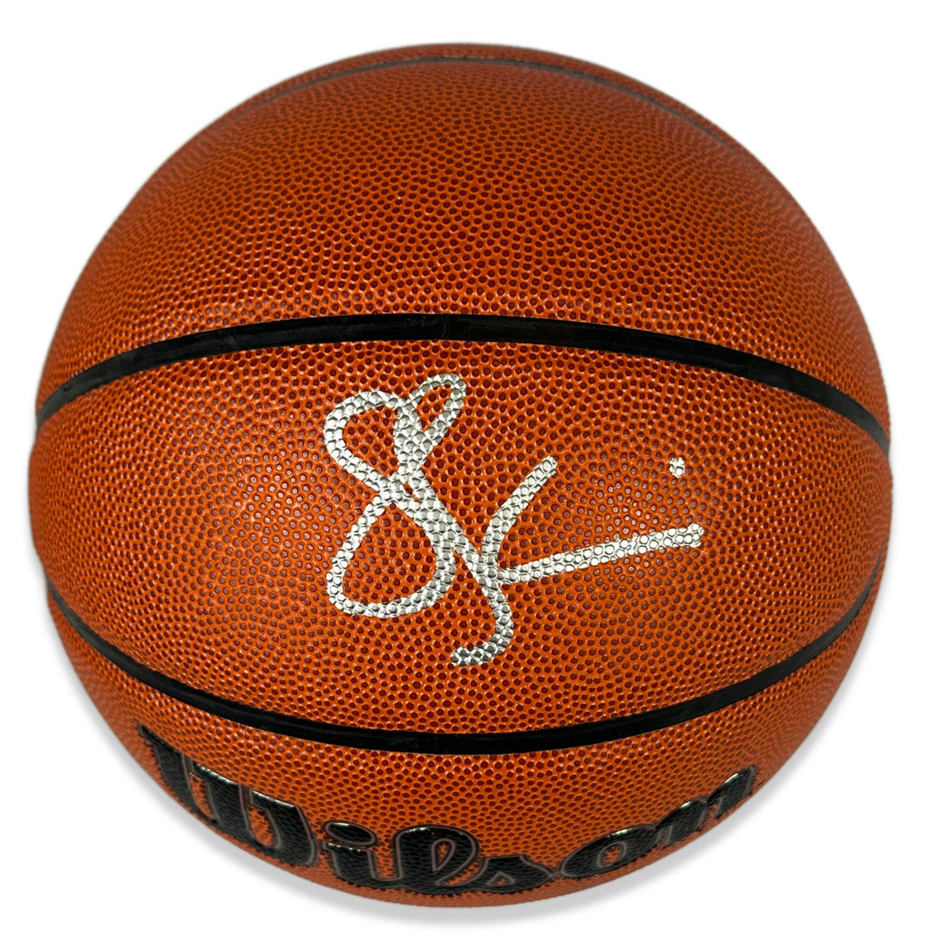 Sam Perkins signed autographed basketball JSA COA