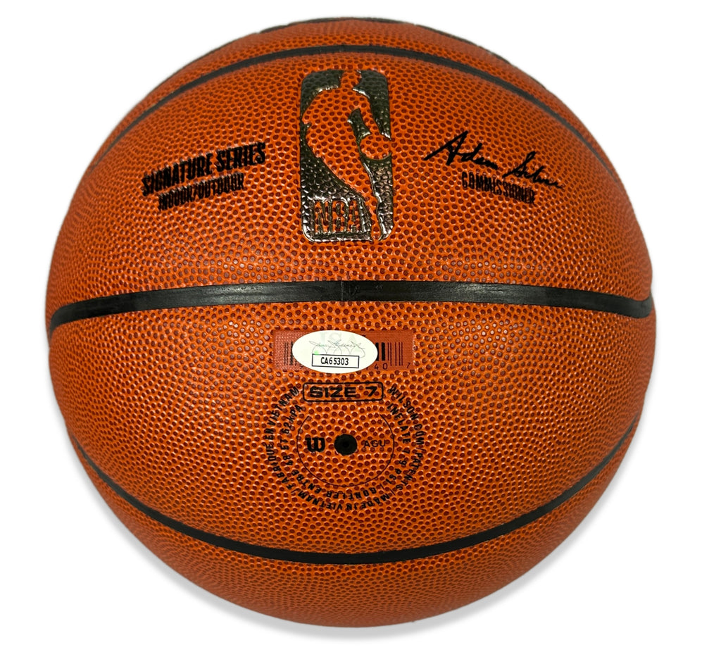 Sam Perkins signed autographed basketball JSA COA