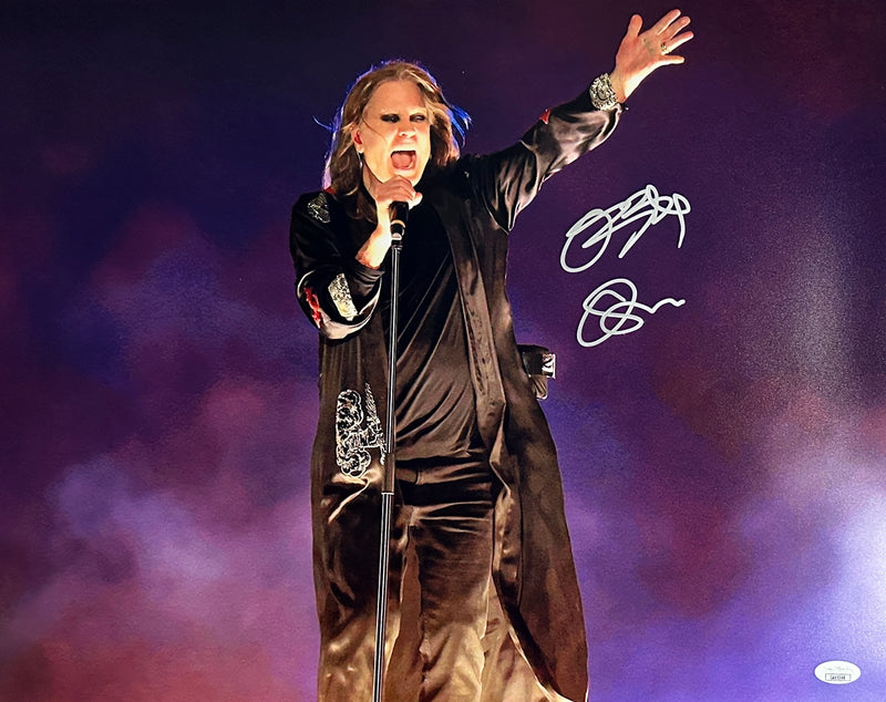 Ozzy Osbourne autographed signed 16x20 photo JSA COA Prince of Darkness