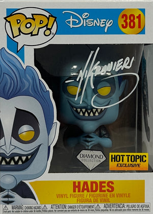 Nik Ranieri autographed signed inscribed Funko Pop #381 JSA Hercules Hades