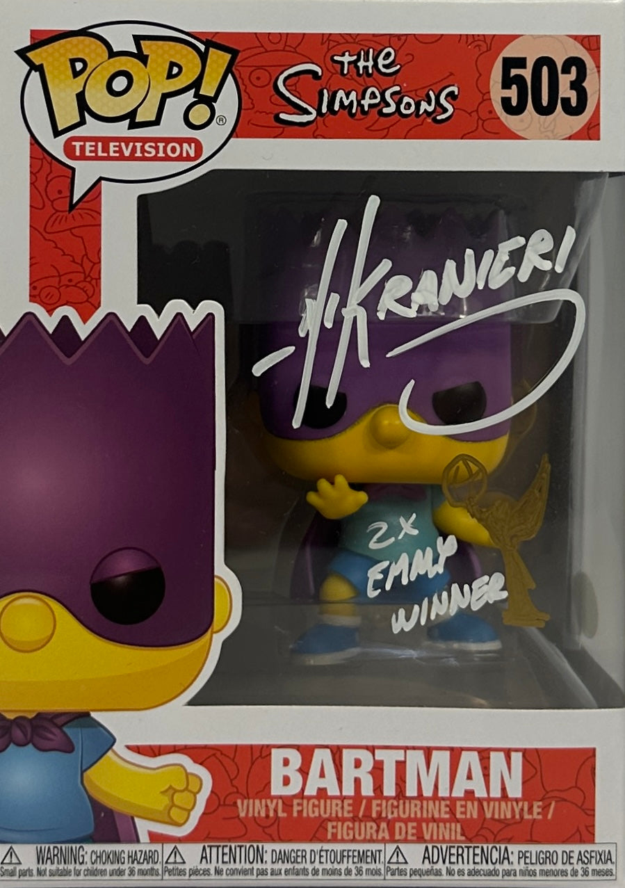 Nik Ranieri autographed signed inscribed Funko Pop #503 JSA The Simpsons