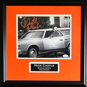 Nick Castle autographed signed inscribed framed 8x10 photo Halloween JSA COA